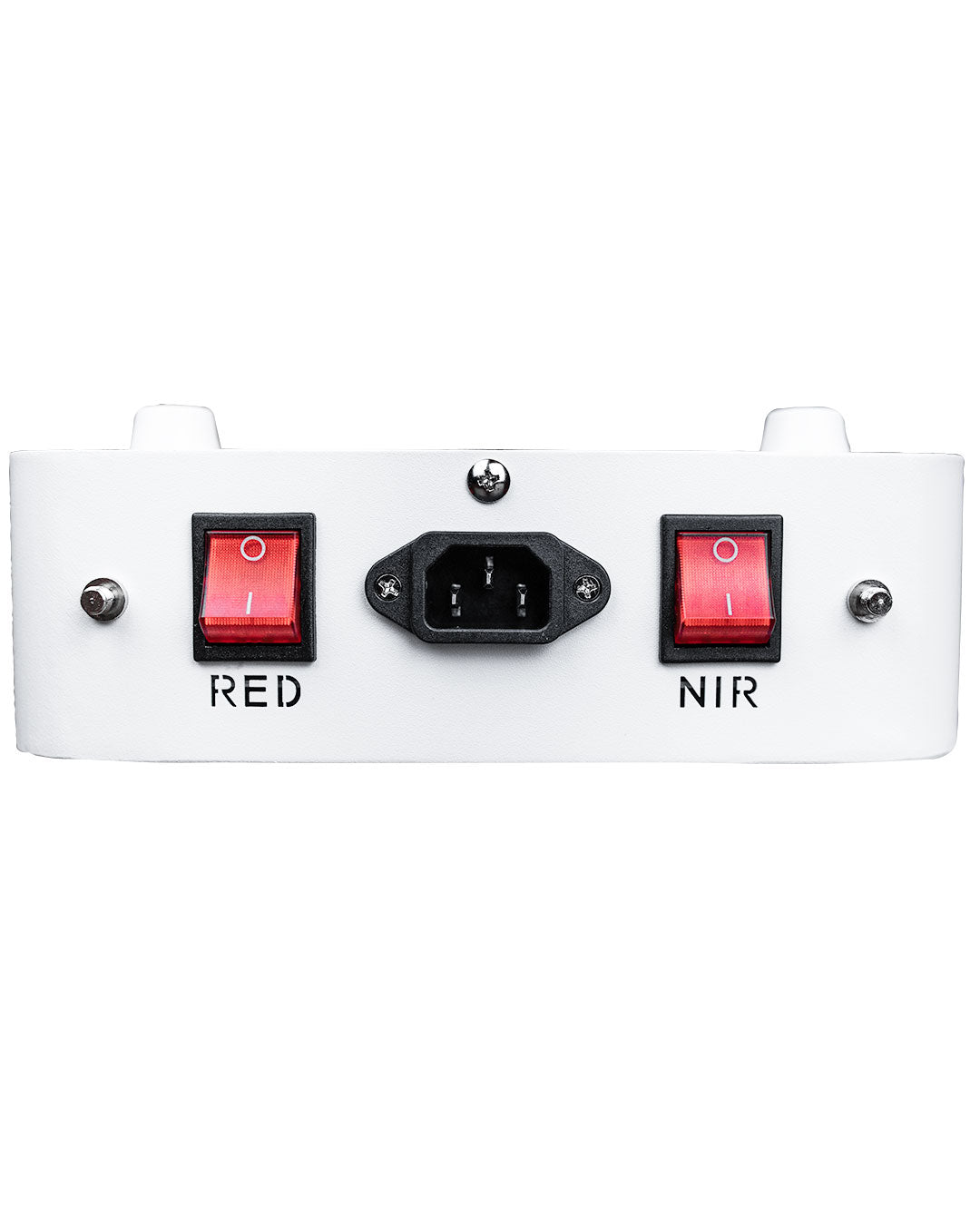 The top of the Orion 500. Customization between Red, Near Infrared, or both light switches. Orion Red Light Therapy.